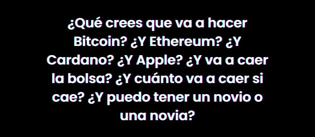 ¿Qué crees que va a hacer Bitcoin?